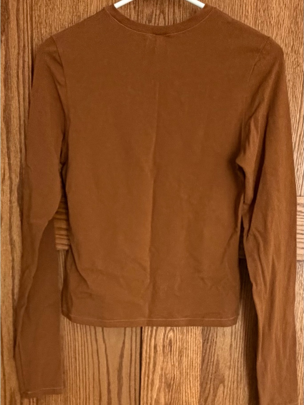 SKIMS Chai Crewneck Long Sleeve Top - Picture 2 of 4